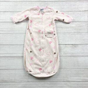 Vitamins Baby Fleece Heart Sleep Sack